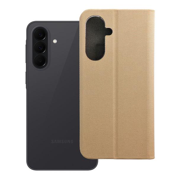 Etui z klapką na Samsung A37 5G Sensitive Book złote