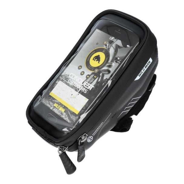 WILDMAN sakwa rowerowa na kierownice, na zamek E1 1L ( 4" - 7" ) czarna