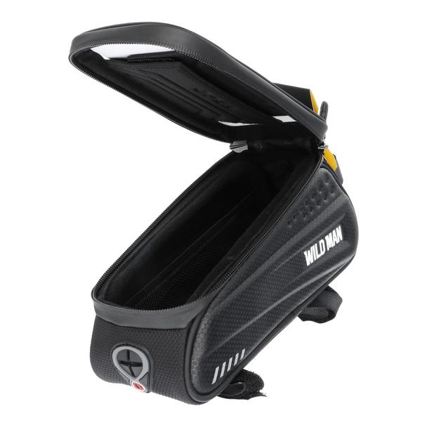 WILDMAN sakwa rowerowa na ramę na zamek  ES3 1L ( 4" - 7" ) czarna