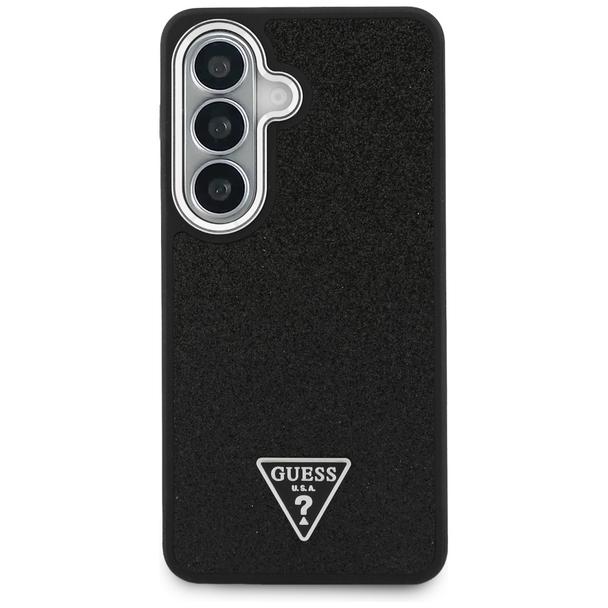 GUESS futerał do SAMSUNG S26 GUHMS26SPFGTSCMK (Fixed Glitter Triangle MagSafe) czarny