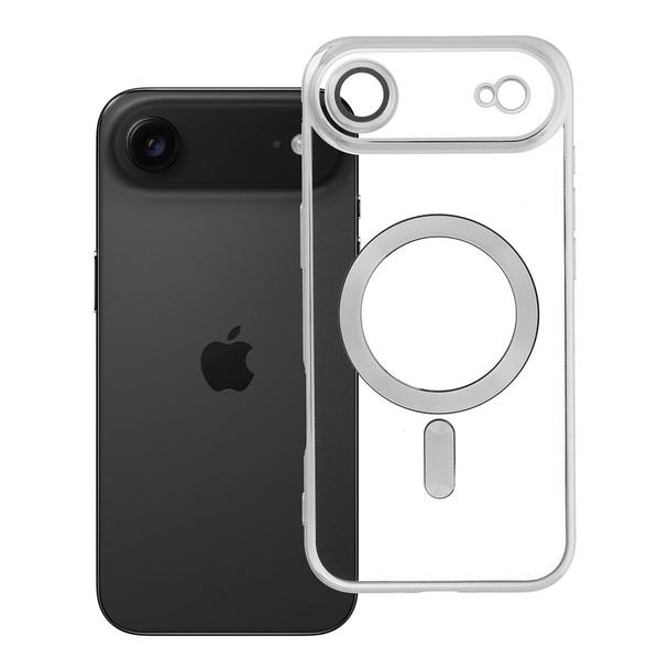 Futerał do iPhone 17 AIR Electro Mag Cover zgodny z MagSafe srebrny