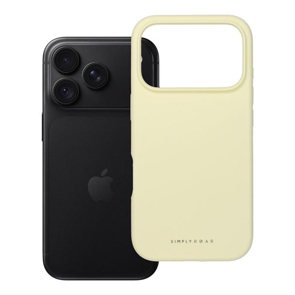 ROAR futerał CLOUD SKIN do IPHONE 18 Pro / 17 Pro Jasnożółty