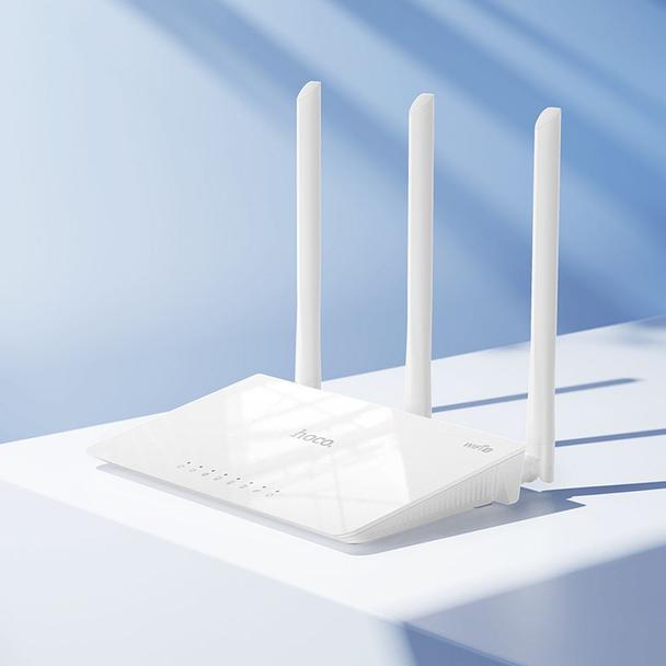 Router bezprzewodowy Hoco WiFi4 HI30 biały