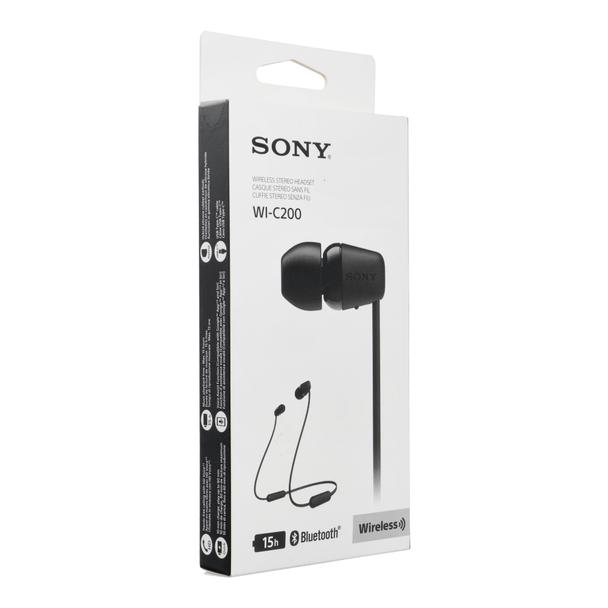 Słuchawki bezprzewodowe douszne SONY WI-C200 czarne
