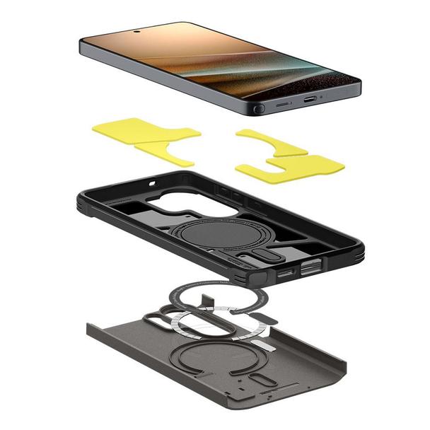 SPIGEN futerał TOUGH ARMOR kompatybilny z MagSafe do SAMSUNG S26 Ultra gunmetal