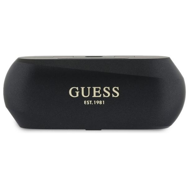 GUESS słuchawki bezprzewodowe bluetooth TWS GUTWSC2MCDSK (Elongated Metallic Classic Printed Logo) czarne