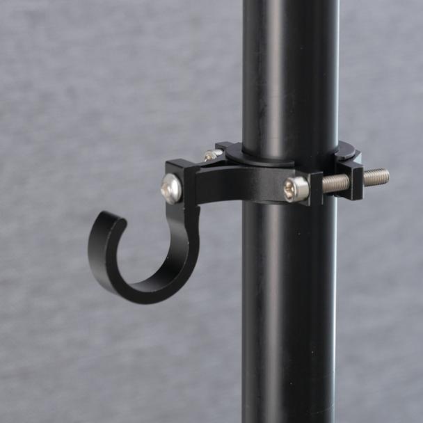 Hak uchwyt na zakupy do roweru / hulajnogi aluminiowy  FS366-004 czarny