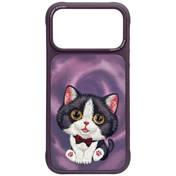 NIMMY futerał BIG EYED CREAM CAT do IPHONE 18 Pro Max/17 Pro Max fioletowy