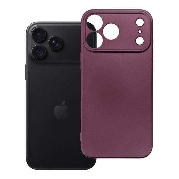 Etui na iPhone 18 Pro Max / 17 Pro Max Metallic burgundowy