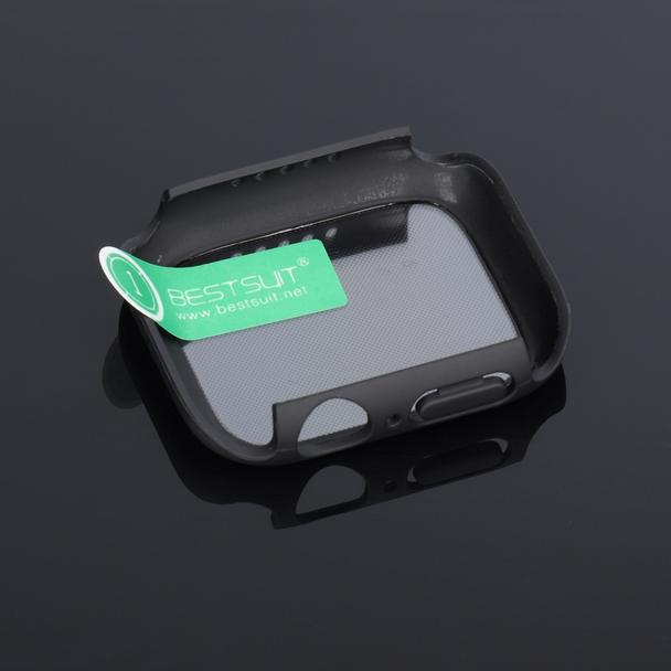 Futerał ochronny ze szkłem Bestsuit Flexible do Apple Watch series 7/8/9-41mm - grafitowy