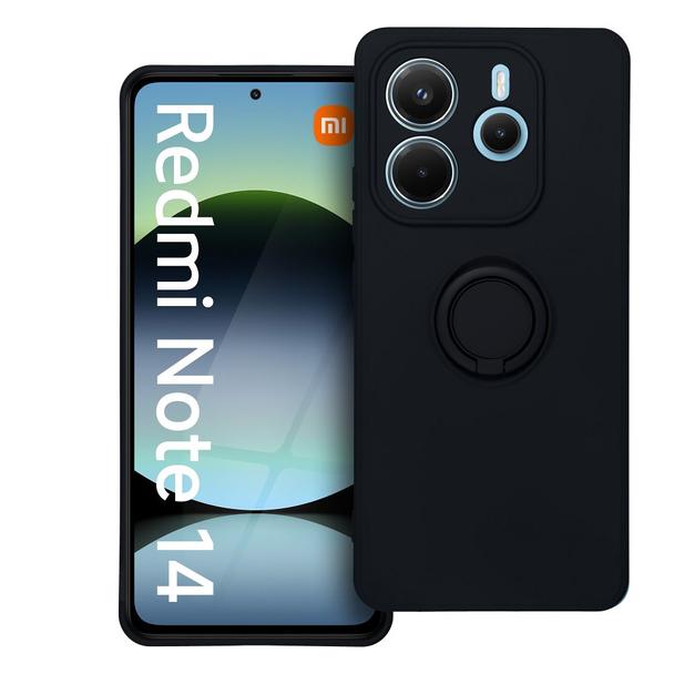 Futerał do Xiaomi Redmi NOTE 14 5G Silicone Ring czarny