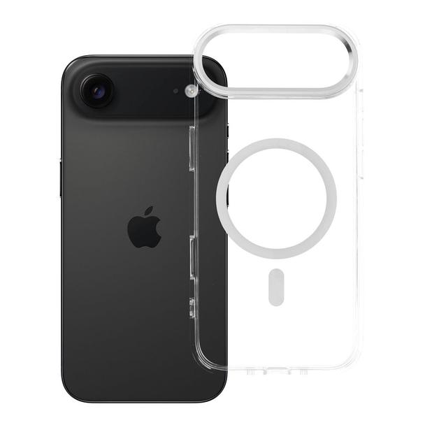 Futerał do iPhone 17 AIR Frame Clear Hybrid Mag Cover zgodny z MagSafe transparentny
