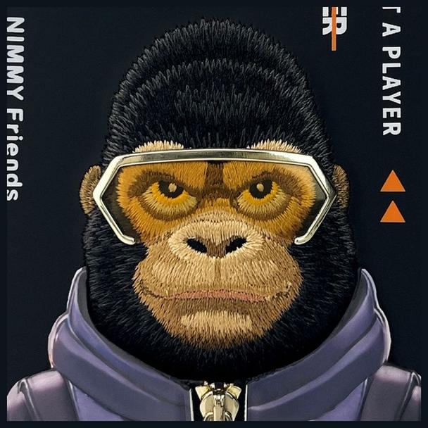 NIMMY futerał COOL&CUTE 2.0 Monkey do IPHONE 15 Pro Max czarny