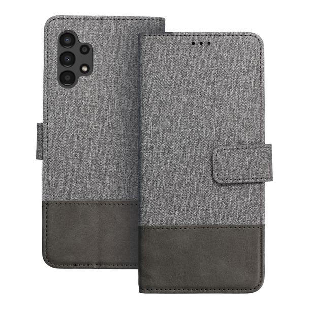 Etui z klapką na Samsung A13 4G Gomma Book szare