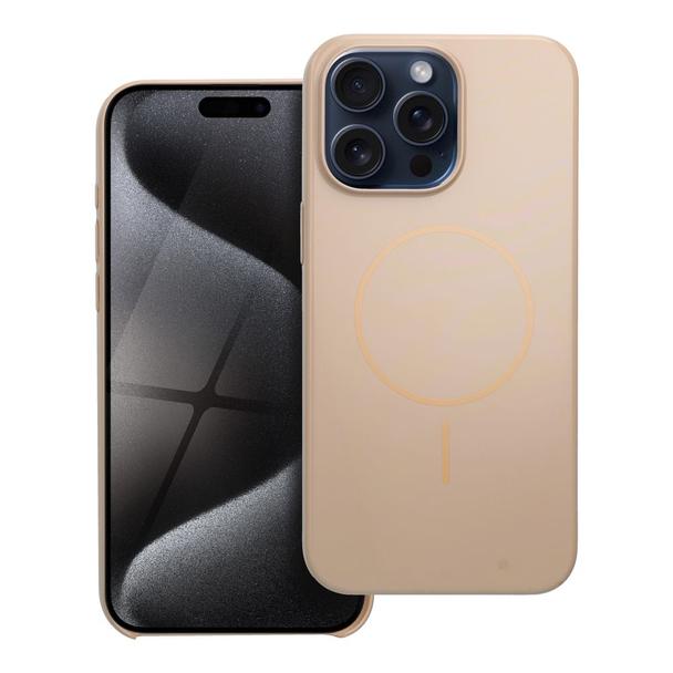 Etui na iPhone 15 PRO Glossy Mag Cover zgodny z MagSafe złote