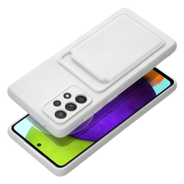 Futerał CARD CASE do SAMSUNG A52 5G / A52 LTE ( 4G ) / A52S biały