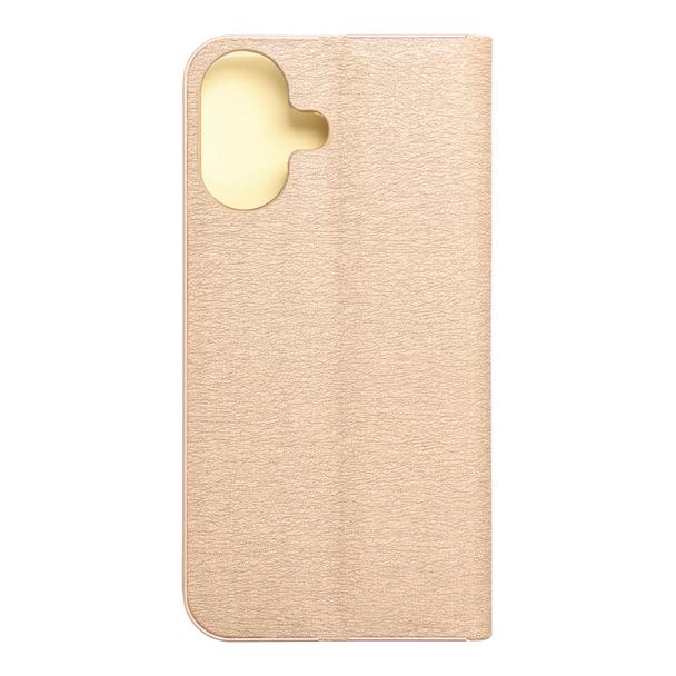 Etui z klapką na iPhone 17 Luna Book Gold złote