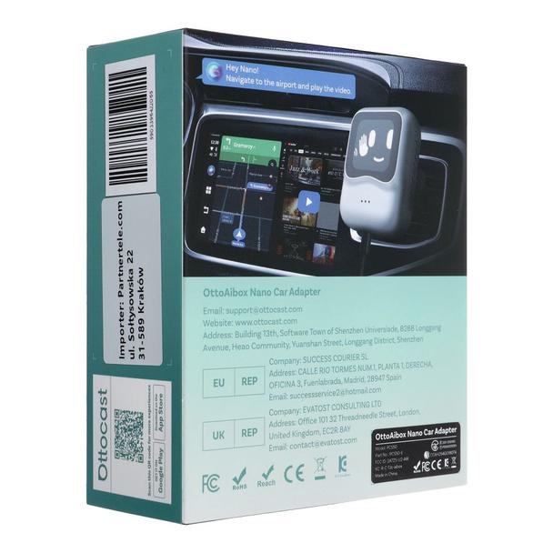 Adapter OTTOCAST Nano android box z asystentem AI i voice control