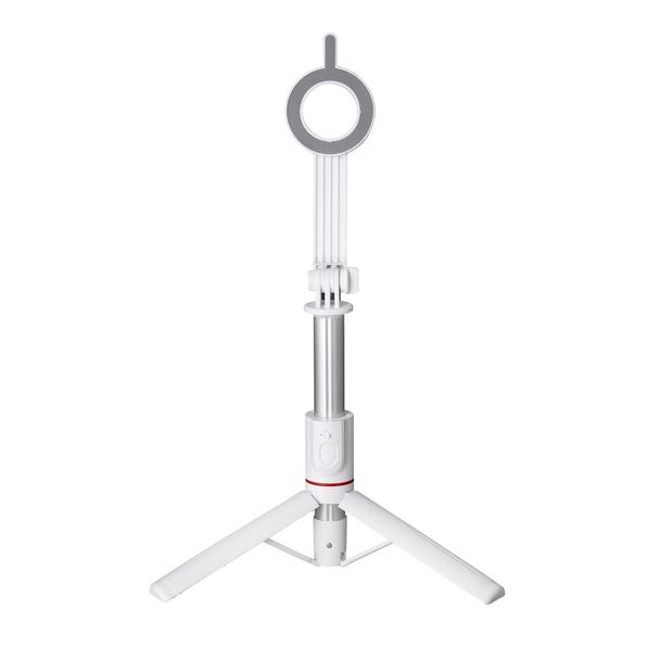 Selfie stick Forcell F-Grip MagSelfie S100M zgodny z MagSafe z pilotem bezprzewodowym biały 0INT