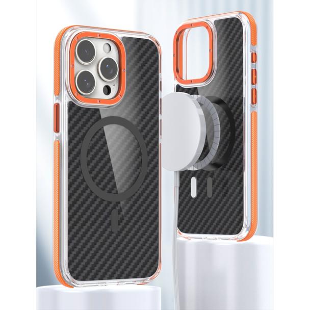Etui na iPhone 17 Pro / 18 Pro Fiber zgodne z MagSafe pomarańczowe