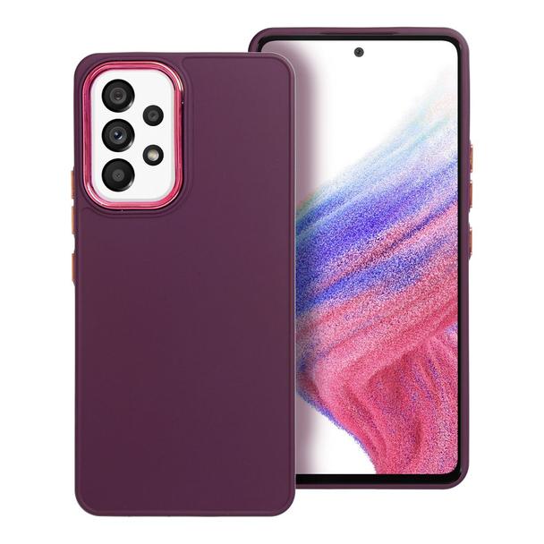 Futerał do Samsung A53 5G Frame fioletowy