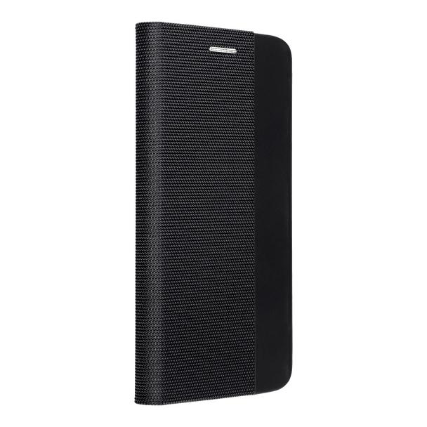 Etui z klapką na Samsung A50 Sensitive Book czarne