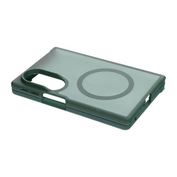 Etui na Samsung Z Fold 8 4sF-S Acrylic zgodny z MagSafe ciemnozielone