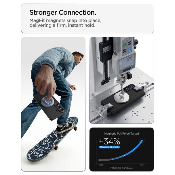 SPIGEN futerał LIQUID AIR MAG kompatybilny z MagSafe do SAMSUNG S26 matte black