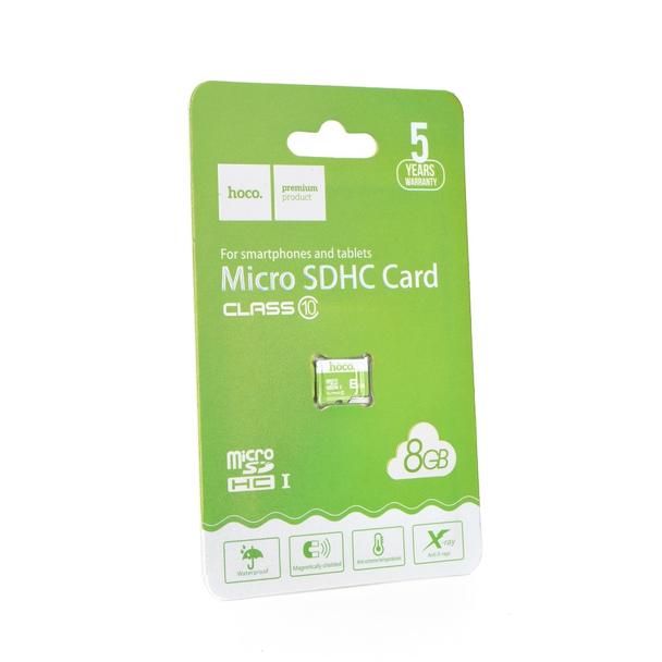 Karta microSD 8GB class 10 Hoco zielona