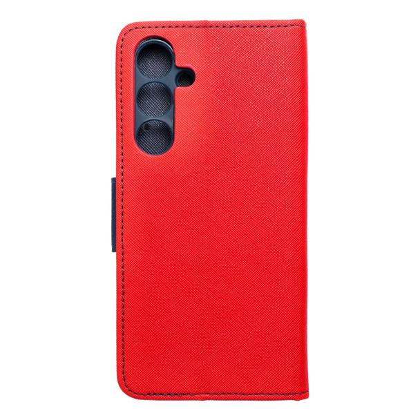 Etui z klapką na Samsung S24 FE Fancy Book czerwono-granatowe