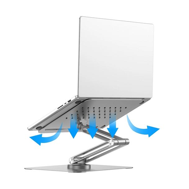 WiWU - Regulowana i obracana aluminiowa podstawka pod laptop S801
