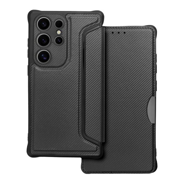 Etui z klapką na Samsung S24 ULTRA Razor Book czarne