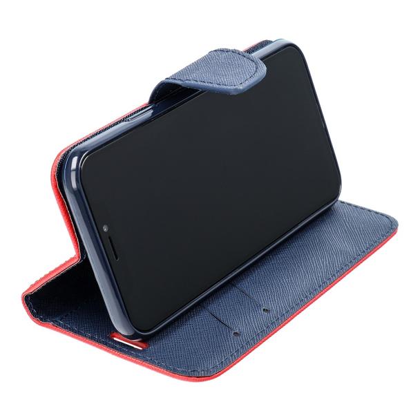 Etui z klapką na Samsung S22 PLUS Fancy Book czerwono-granatowe