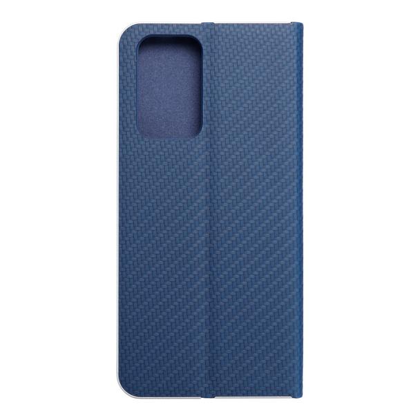 Etui z klapką na Xiaomi Redmi NOTE 10 PRO Luna Book Carbon niebieskie