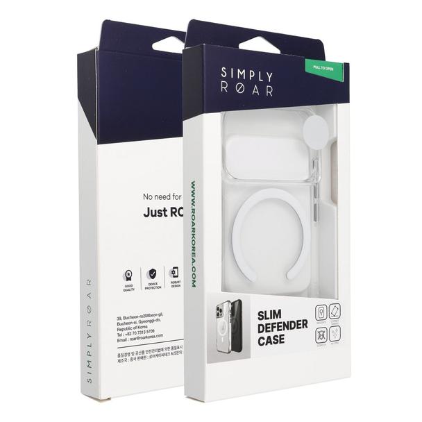 ROAR futerał SLIM DEFENDER kompatybilny z MagSafe do IPHONE 15 transparentny