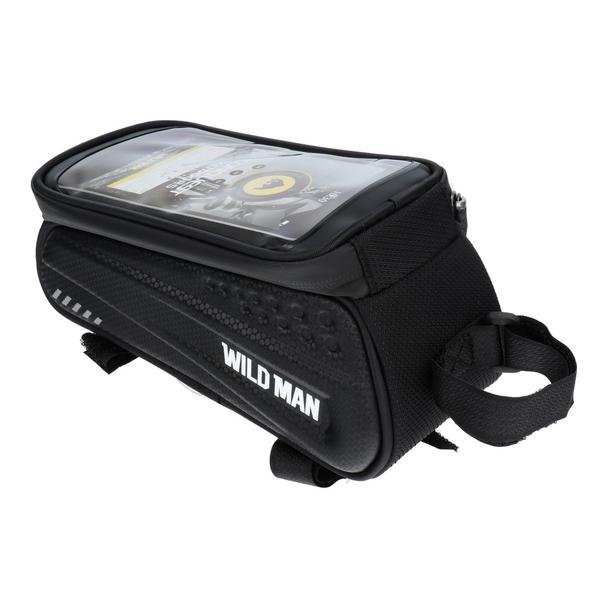 WILDMAN sakwa rowerowa na ramę na zamek  ES3 1L ( 4" - 7" ) czarna