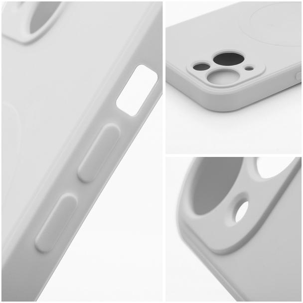 Futerał do Samsung A37 Silicone Mag Cover zgodny z MagSafe tytanowy szary