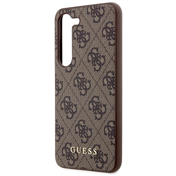 GUESS futerał do SAMSUNG S24 Plus GUHCS24MG4GFBR (Classic logo) brązowy