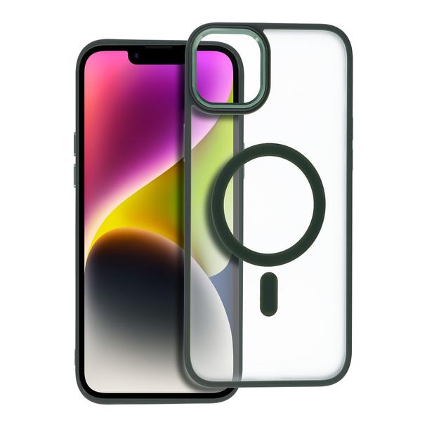 Futerał MATTE MAG COVER kompatybilny z MagSafe do IPHONE 14 Plus zielony