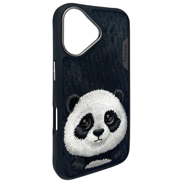 NIMMY futerał BIG EYED PET 2.0 Panda do IPHONE 16 czarny