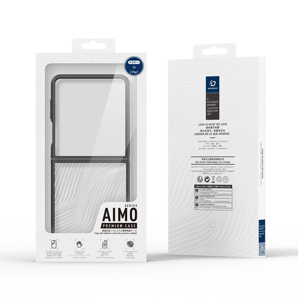 DUX DUCIS futerał AIMO do SAMSUNG Z FLIP7 (Full Window Version) czarny