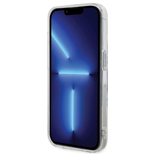 KARL LAGERFELD futerał do IPHONE 15 Pro KLHCP15LHNCMKLT (Monogram) transparentny