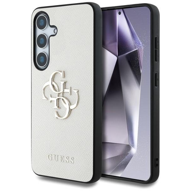 GUESS futerał do SAMSUNG S25 GUHCS25SPGT4MBE (PU Grained Big 4G and Classic Logo) beżowy