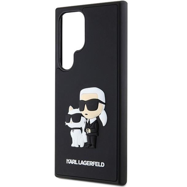 KARL LAGERFELD futerał do SAMSUNG S24 Ultra KLHCS24L3DRKCNK (3D RUBBER KC NFT) czarny