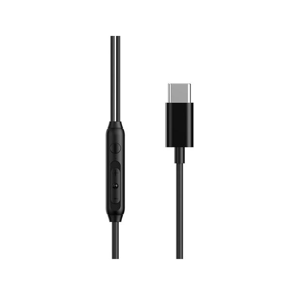 WiWU - Słuchawki stereo na kablu EB314 USB C (DAC) - czarne