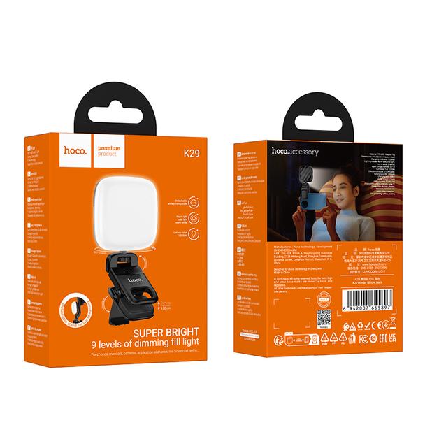 Mini lampa LED Hoco K29 czarna