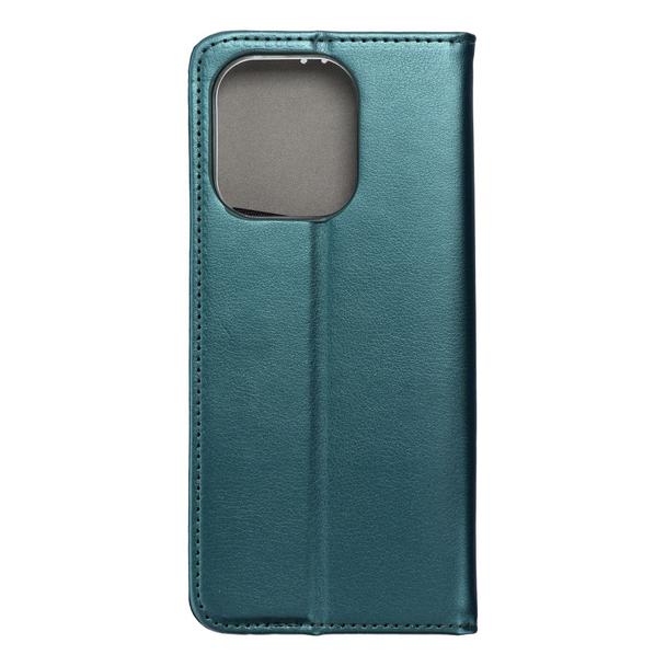 Etui z klapką na Xiaomi Redmi Note 13 4G Smart Magneto ciemnozielone