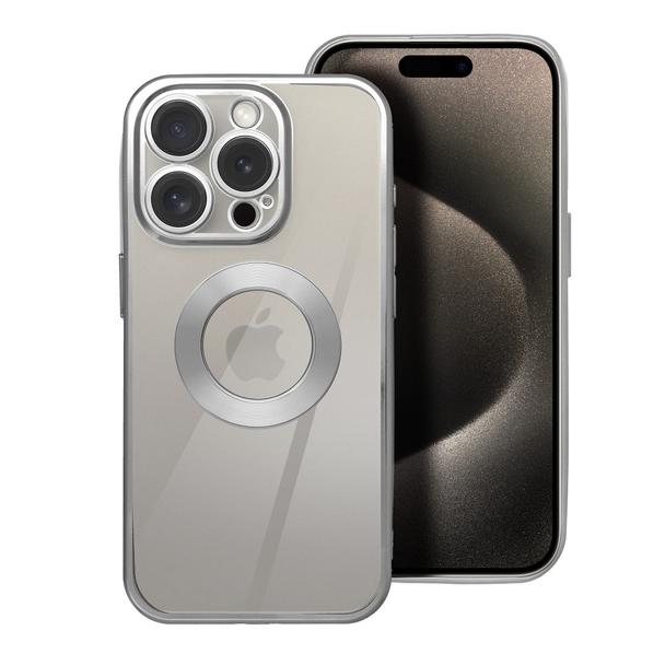 Futerał do iPhone 17 PRO MAX Glam srebrny