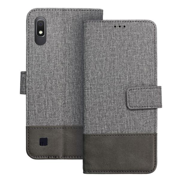Etui z klapką na Samsung A10 Gomma Book szare
