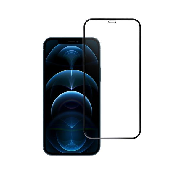 Szkło hartowane do iPhone 12/12 Pro (full glue) Blue Star 5D czarne